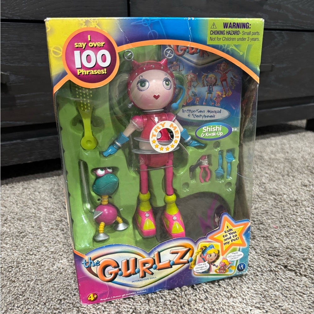 The Gurlz Interactive Doll. Box Kept. Never Opened. Battery is dead. VINTAGE.